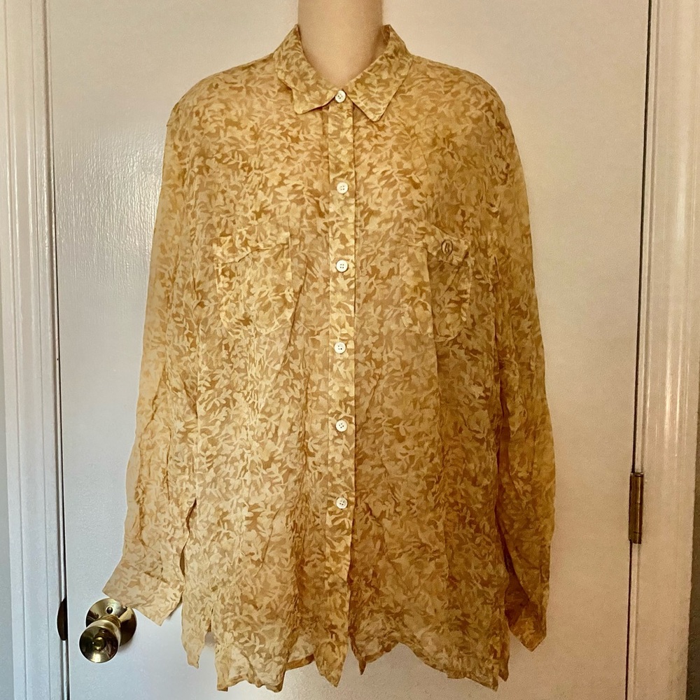 Bogner Quiet Luxury Office Cottage Boho Viscose Floral Oversized Longlin…